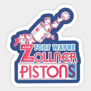 Fort Wayne Pistons Basketball Sticker